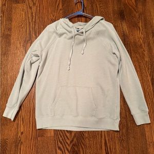 American Eagle Outfitters Light Blue Green Hoodie